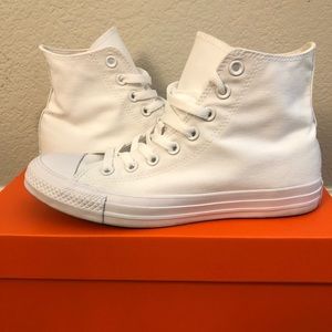 Converse High Tops all white